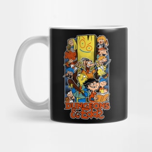 Dungeons and Edds - RPG 90s Animation Mug